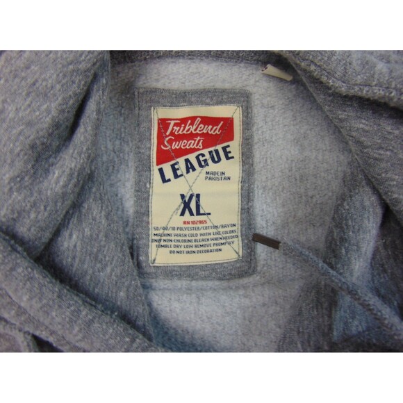 Mercer Bears Hoodie Mens XL Gray League TriBlend Sweatshirt‎ EST. 1833 Bear Logo - Picture 5 of 9